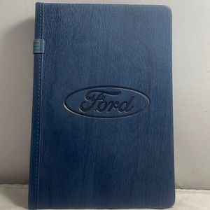 Blue Ford logo hardcover line paper notebook